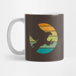 American Bald Eagle Retro Style Mug